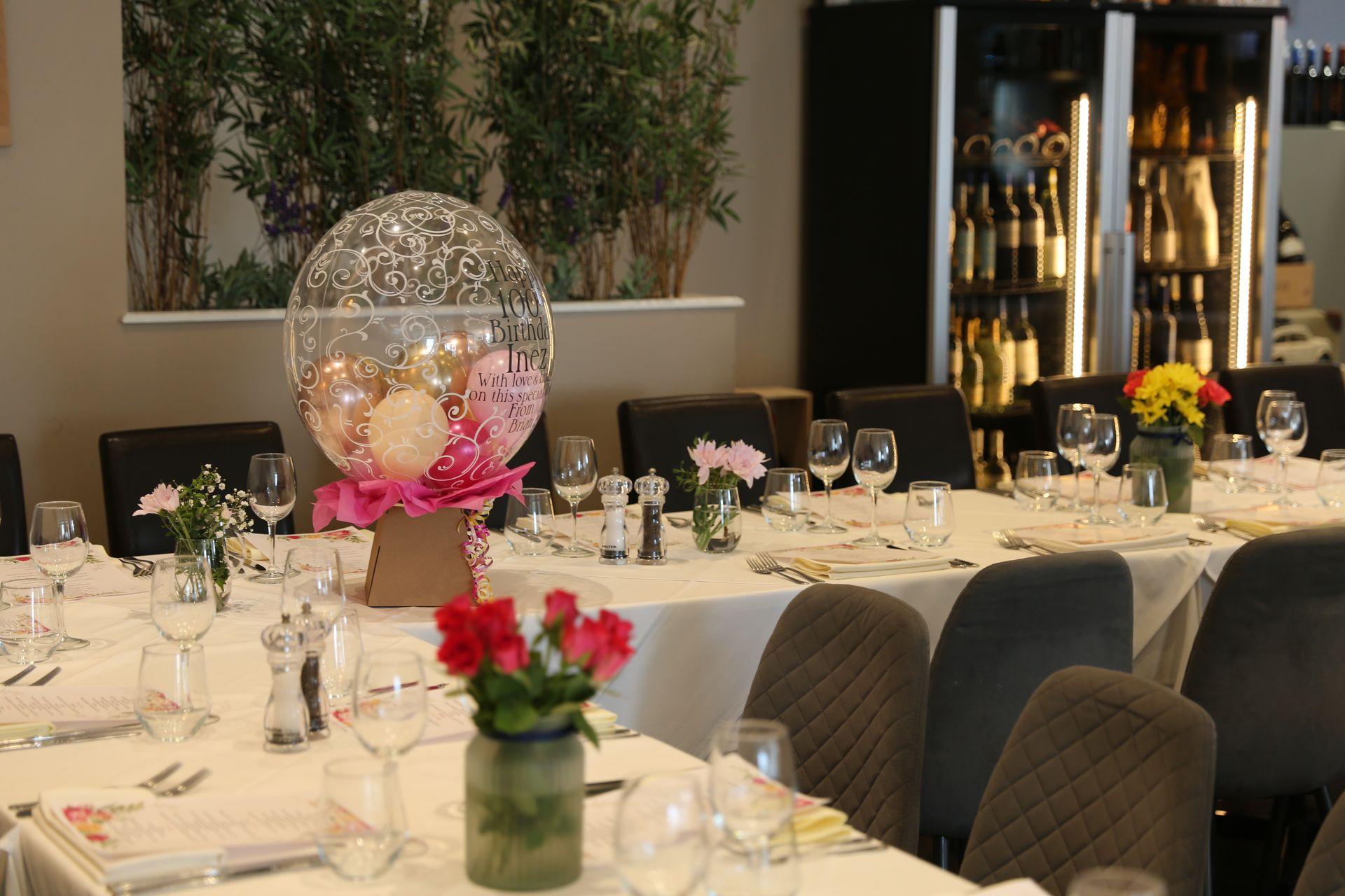 Birthday Party · £50 menu