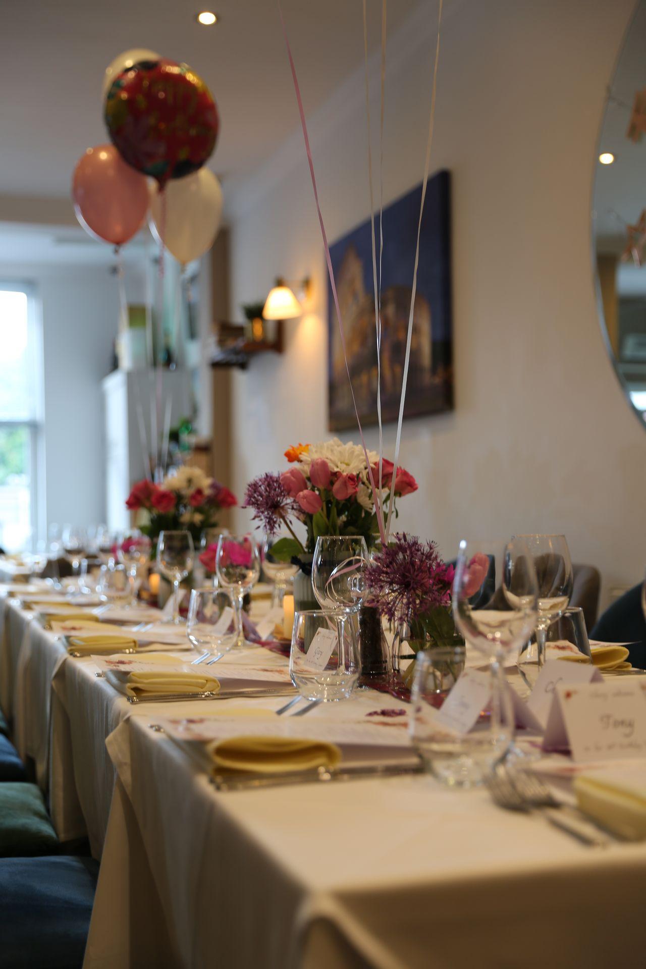 Birthday Party · £40 menu